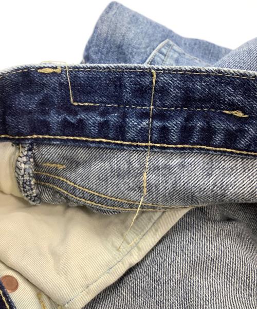 MSML（エムエスエムエル）MSML (エムエスエムエル) デニムパンツ　セルビッジ デニム パンツ ヴィンテージ ウォッシュ ブルー サイズ:Sの古着・服飾アイテム