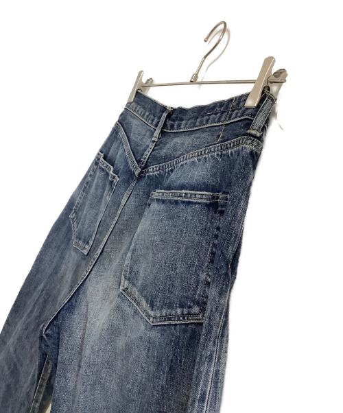 MSML（エムエスエムエル）MSML (エムエスエムエル) デニムパンツ　セルビッジ デニム パンツ ヴィンテージ ウォッシュ ブルー サイズ:Sの古着・服飾アイテム