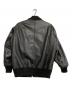 MSML (エムエスエムエル) ラムレザージャケット OVERSIZED LEATHER MA-1 JACKET ブラック サイズ:M：30000円