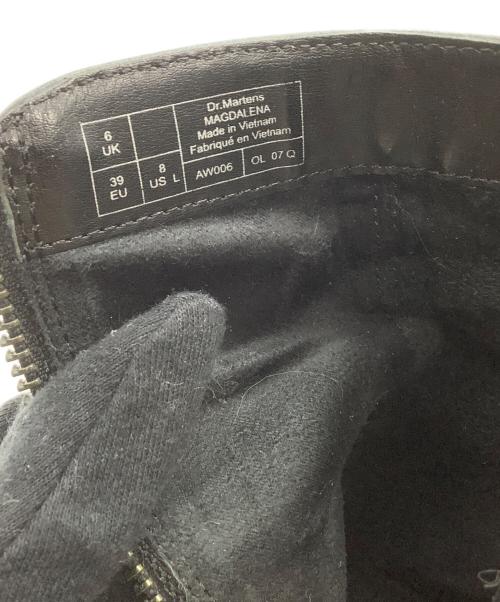 Dr.Martens（ドクターマーチン）Dr.Martens (ドクターマーチン) サイドジップブーツ　MAGDALENA ブラック サイズ: UK 6の古着・服飾アイテム