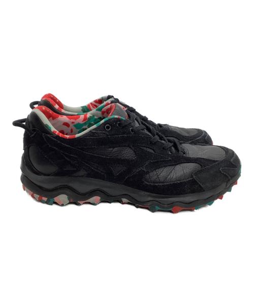 MIZUNO（ミズノ）MIZUNO (ミズノ) ローカットスニーカー　WAVE MUJIN TL　永井博コラボ ブラック サイズ:27の古着・服飾アイテム