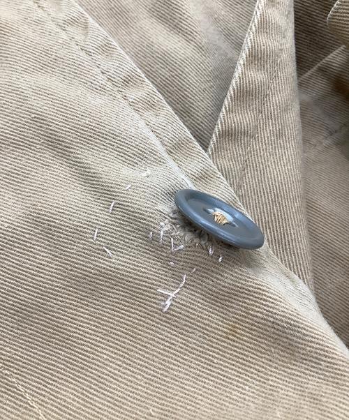 MILITARY（ミリタリー）MILITARY (ミリタリー) ワークコート ベージュ サイズ:表記なしの古着・服飾アイテム