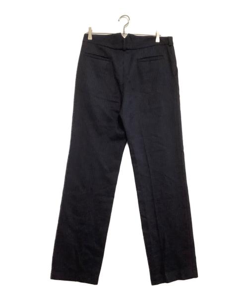 FRANK LEDER（フランクリーダー）FRANK LEDER (フランクリーダー) ウールストライプパンツ ネイビー サイズ:表記なしの古着・服飾アイテム
