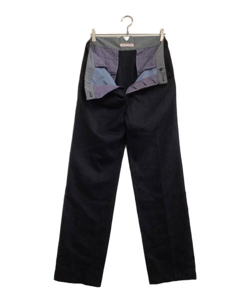 FRANK LEDER（フランクリーダー）FRANK LEDER (フランクリーダー) ウールストライプパンツ ネイビー サイズ:表記なしの古着・服飾アイテム