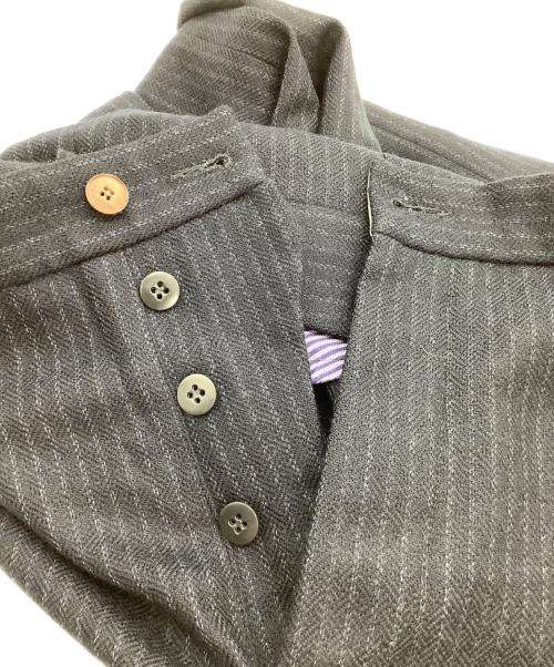 FRANK LEDER（フランクリーダー）FRANK LEDER (フランクリーダー) ウールストライプパンツ ネイビー サイズ:表記なしの古着・服飾アイテム