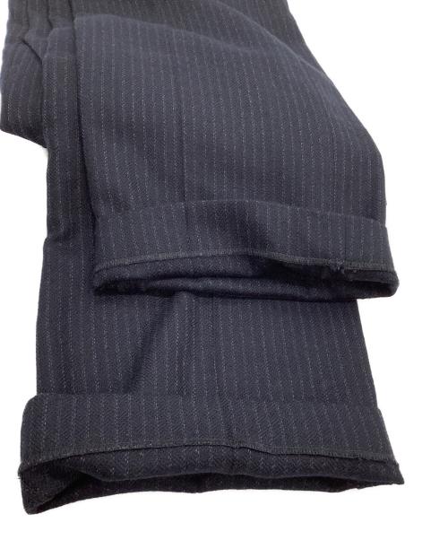 FRANK LEDER（フランクリーダー）FRANK LEDER (フランクリーダー) ウールストライプパンツ ネイビー サイズ:表記なしの古着・服飾アイテム