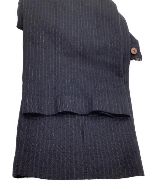 FRANK LEDER（フランクリーダー）FRANK LEDER (フランクリーダー) ウールストライプパンツ ネイビー サイズ:表記なしの古着・服飾アイテム
