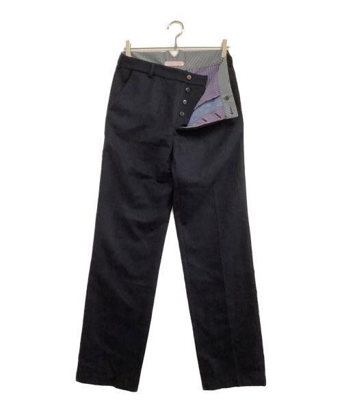 FRANK LEDER（フランクリーダー）FRANK LEDER (フランクリーダー) ウールストライプパンツ ネイビー サイズ:表記なしの古着・服飾アイテム