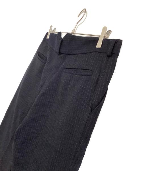 FRANK LEDER（フランクリーダー）FRANK LEDER (フランクリーダー) ウールストライプパンツ ネイビー サイズ:表記なしの古着・服飾アイテム