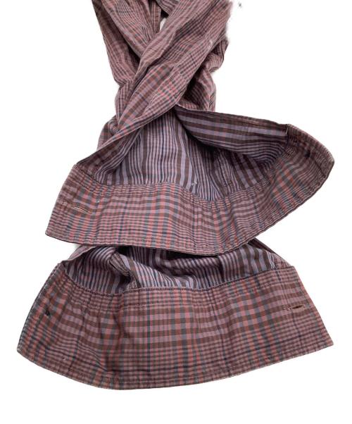 HUGO BOSS（ヒューゴ ボス）HUGO BOSS (ヒューゴ ボス) 長袖シャツ　スリムフィット　	チェック パープル サイズ:Ｓの古着・服飾アイテム