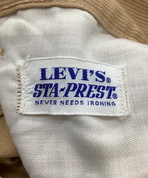 LEVI'S（リーバイス）LEVI'S (リーバイス) コーデュロイパンツ　スタプレ/TALON ベージュ サイズ:表記なしの古着・服飾アイテム