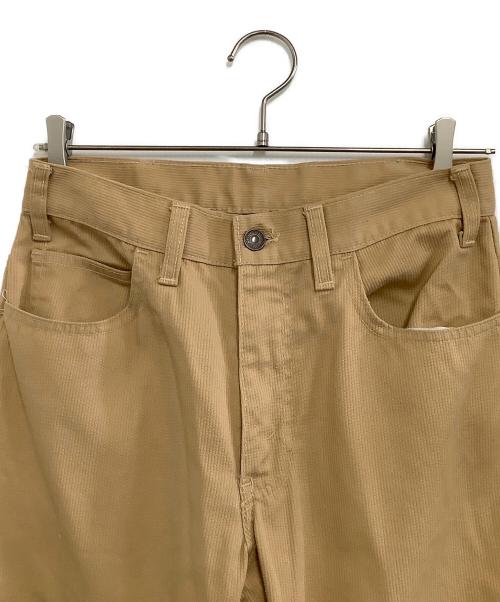 LEVI'S（リーバイス）LEVI'S (リーバイス) コーデュロイパンツ　スタプレ/TALON ベージュ サイズ:表記なしの古着・服飾アイテム