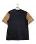 BURBERRY LONDON (バーバリーロンドン) 半袖Tシャツ 切替 ブラック×ベージュ サイズ:S：15000円