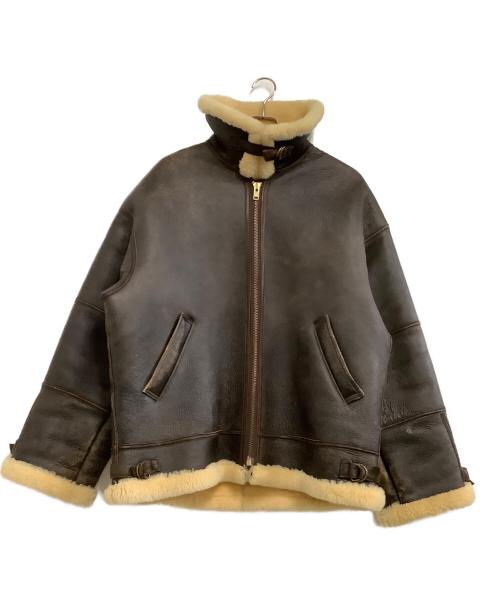 B-3（ビー３）B-3 (ビー３) B-3ジャケット ブラウン サイズ:Lの古着・服飾アイテム