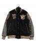 VANSON（バンソン）の古着「スタジャン　STREET TRACK」｜ブラック×グレー