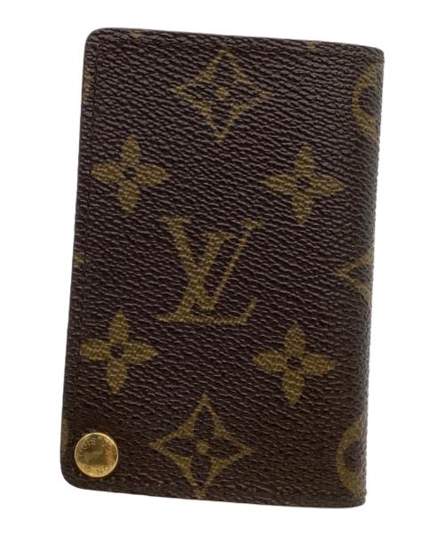 LOUIS VUITTON（ルイ ヴィトン）LOUIS VUITTON (ルイ ヴィトン) カードケース　モノグラム　ポルト カルト・クレディ プレッシオン ブラウンの古着・服飾アイテム