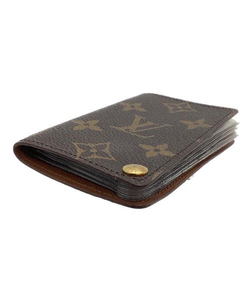 LOUIS VUITTON（ルイ ヴィトン）LOUIS VUITTON (ルイ ヴィトン) カードケース　モノグラム　ポルト カルト・クレディ プレッシオン ブラウンの古着・服飾アイテム