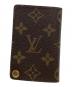 LOUIS VUITTON (ルイ ヴィトン) カードケース　モノグラム　ポルト カルト・クレディ プレッシオン ブラウン：12000円