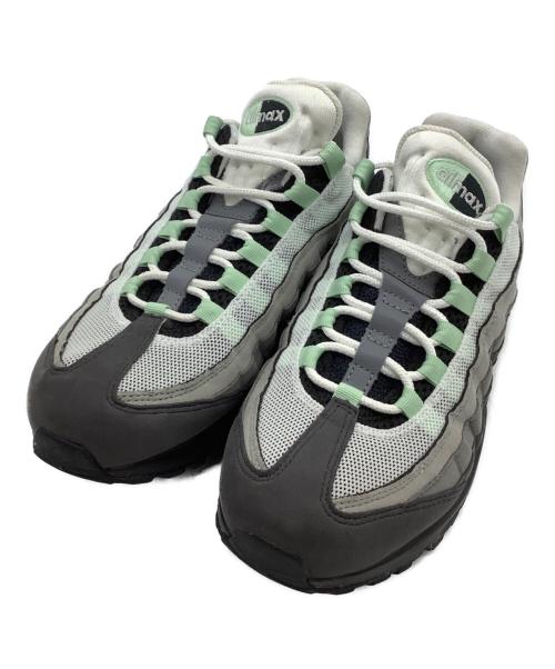 NIKE（ナイキ）NIKE (ナイキ) ローカットスニーカー AIR MAX95 ブラック×グリーン サイズ:26の古着・服飾アイテム