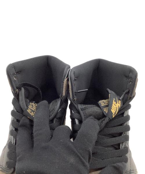 NIKE（ナイキ）NIKE (ナイキ) ハイカットスニーカー Air Jordan 1 Retro High OG ブラック×ブラウン サイズ:25の古着・服飾アイテム
