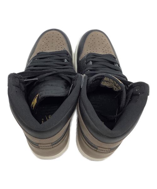 NIKE（ナイキ）NIKE (ナイキ) ハイカットスニーカー Air Jordan 1 Retro High OG ブラック×ブラウン サイズ:25の古着・服飾アイテム