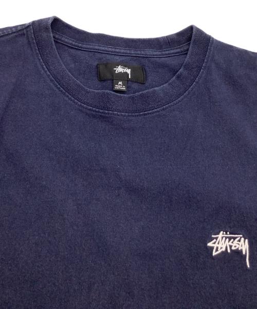 stussy（ステューシー）stussy (ステューシー) 長袖Tシャツ ネイビー サイズ:Mの古着・服飾アイテム