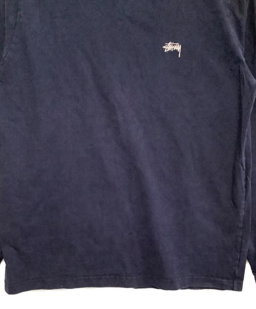 stussy（ステューシー）stussy (ステューシー) 長袖Tシャツ ネイビー サイズ:Mの古着・服飾アイテム