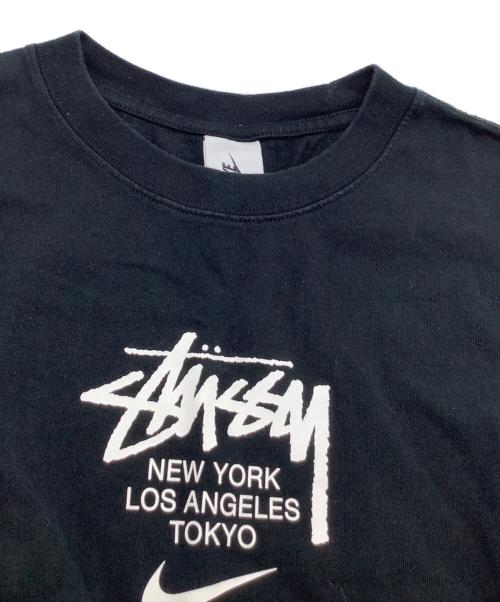 NIKE（ナイキ）NIKE (ナイキ) stussy (ステューシー) 半袖カットソー ブラック サイズ:Mの古着・服飾アイテム