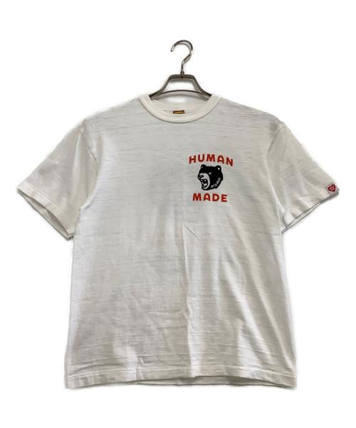 HUMAN MADE（ヒューマンメイド）HUMAN MADE (ヒューマンメイド) 半袖カットソー ホワイト サイズ:Mの古着・服飾アイテム