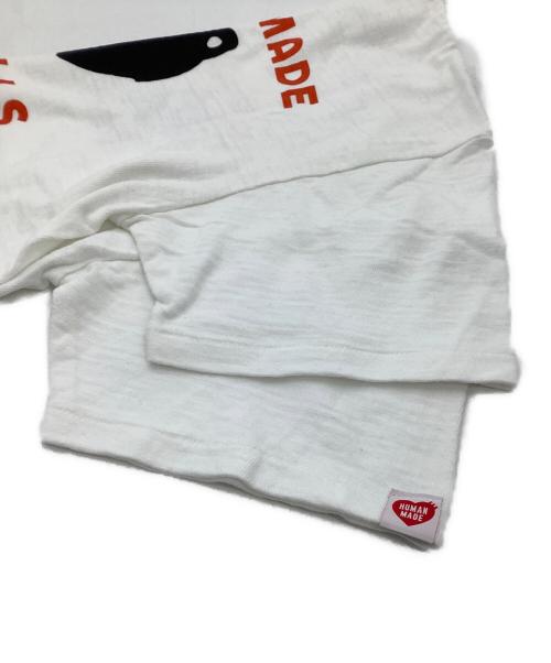 HUMAN MADE（ヒューマンメイド）HUMAN MADE (ヒューマンメイド) 半袖カットソー ホワイト サイズ:Mの古着・服飾アイテム
