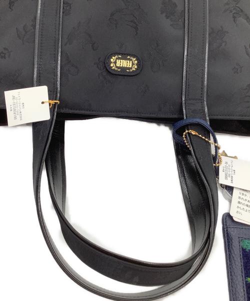 FEILER（フェイラー）FEILER (フェイラー) トートバッグ ブラックの古着・服飾アイテム