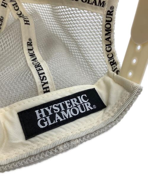Hysteric Glamour（ヒステリックグラマー）Hysteric Glamour (ヒステリックグラマー) メッシュキャップ ブラック×ホワイト サイズ:freeの古着・服飾アイテム