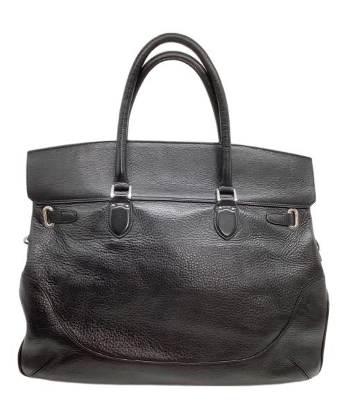 PELLE MORBIDA（ペッレモルビダ）PELLE MORBIDA (ペッレモルビダ) トートバッグ　Maiden Voyage　フラップボストンバッグ 　 ブラックの古着・服飾アイテム