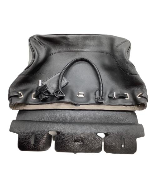 PELLE MORBIDA（ペッレモルビダ）PELLE MORBIDA (ペッレモルビダ) トートバッグ　Maiden Voyage　フラップボストンバッグ 　 ブラックの古着・服飾アイテム