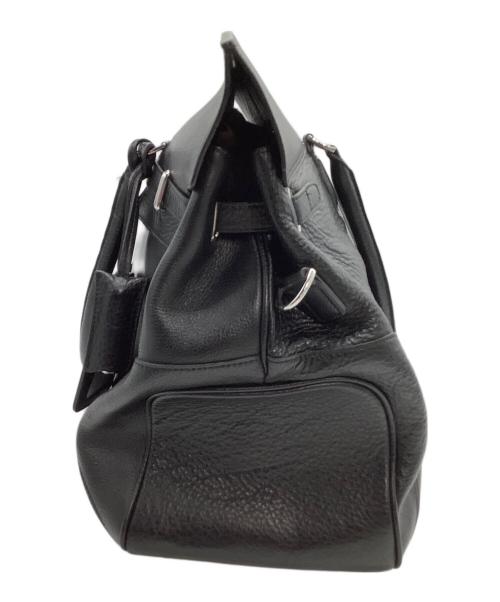 PELLE MORBIDA（ペッレモルビダ）PELLE MORBIDA (ペッレモルビダ) トートバッグ　Maiden Voyage　フラップボストンバッグ 　 ブラックの古着・服飾アイテム