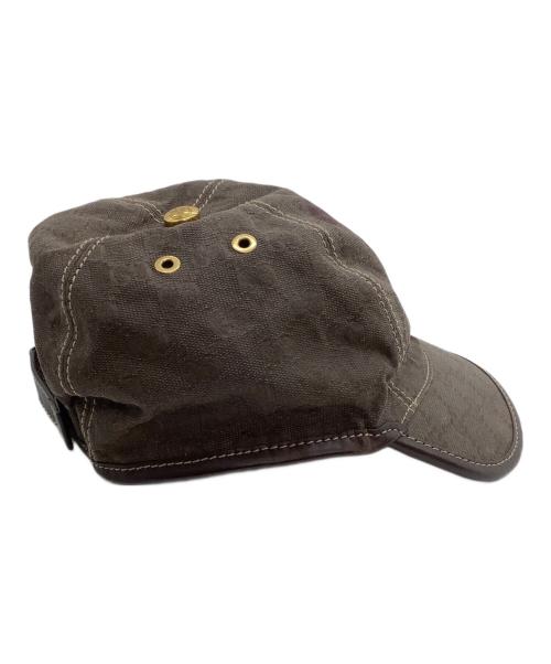 GUCCI（グッチ）GUCCI (グッチ) キャップ ブラウンの古着・服飾アイテム
