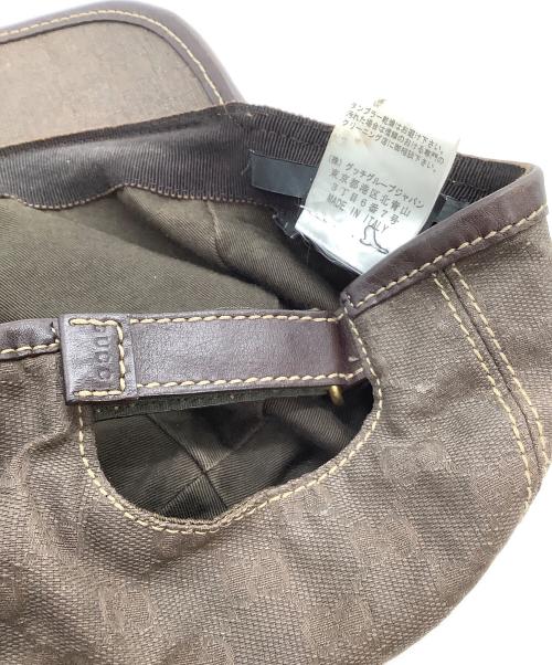 GUCCI（グッチ）GUCCI (グッチ) キャップ ブラウンの古着・服飾アイテム