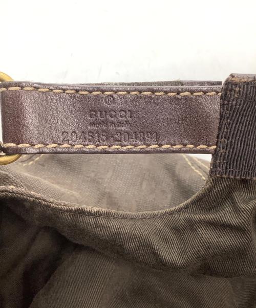 GUCCI（グッチ）GUCCI (グッチ) キャップ ブラウンの古着・服飾アイテム