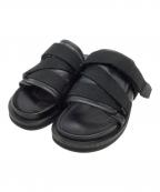 AMBUSHアンブッシュ）の古着「レザーサンダル PADDED SANDAL」｜ブラック