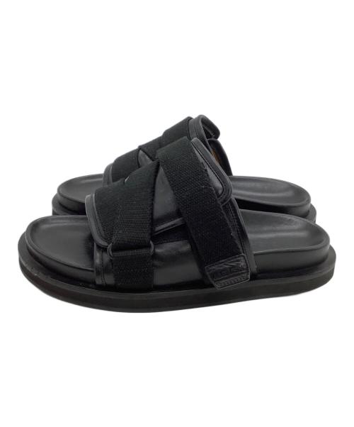 AMBUSH（アンブッシュ）AMBUSH (アンブッシュ) レザーサンダル PADDED SANDAL ブラック サイズ:45の古着・服飾アイテム