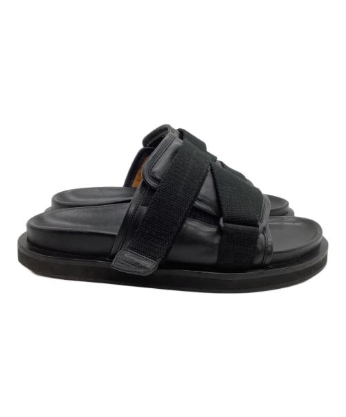AMBUSH（アンブッシュ）AMBUSH (アンブッシュ) レザーサンダル PADDED SANDAL ブラック サイズ:45の古着・服飾アイテム