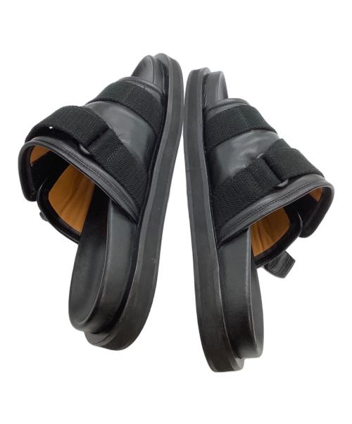 AMBUSH（アンブッシュ）AMBUSH (アンブッシュ) レザーサンダル PADDED SANDAL ブラック サイズ:45の古着・服飾アイテム