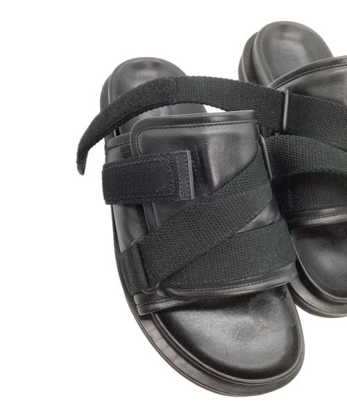 AMBUSH（アンブッシュ）AMBUSH (アンブッシュ) レザーサンダル PADDED SANDAL ブラック サイズ:45の古着・服飾アイテム