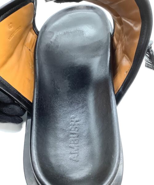 AMBUSH（アンブッシュ）AMBUSH (アンブッシュ) レザーサンダル PADDED SANDAL ブラック サイズ:45の古着・服飾アイテム