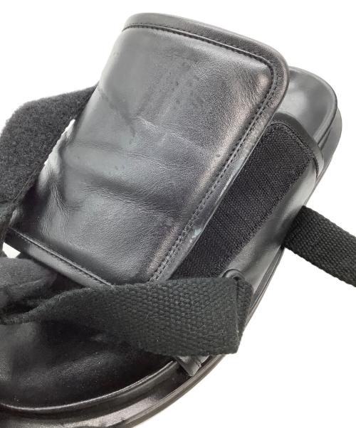AMBUSH（アンブッシュ）AMBUSH (アンブッシュ) レザーサンダル PADDED SANDAL ブラック サイズ:45の古着・服飾アイテム