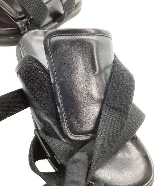 AMBUSH（アンブッシュ）AMBUSH (アンブッシュ) レザーサンダル PADDED SANDAL ブラック サイズ:45の古着・服飾アイテム