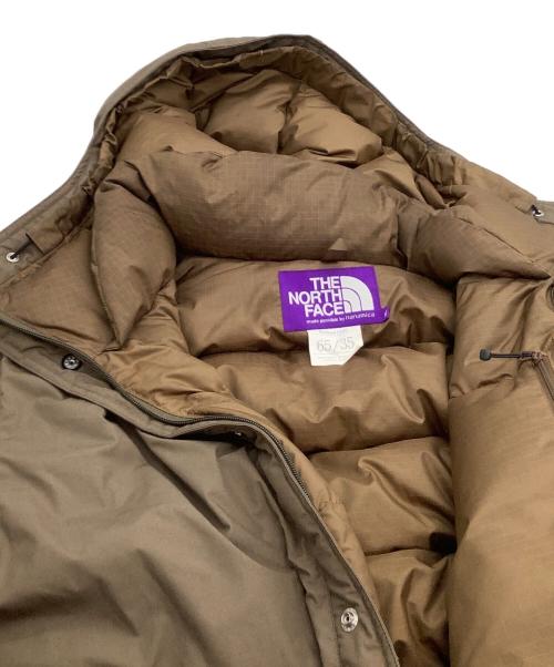 THE NORTHFACE PURPLELABEL（ザ・ノースフェイス パープルレーベル）THE NORTHFACE PURPLELABEL (ザ・ノースフェイス パープルレーベル) ダウンジャケット　21AW　マウンテンショートダウン ブラウン サイズ:XLの古着・服飾アイテム