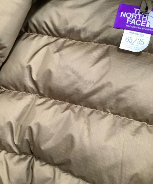 THE NORTHFACE PURPLELABEL（ザ・ノースフェイス パープルレーベル）THE NORTHFACE PURPLELABEL (ザ・ノースフェイス パープルレーベル) ダウンジャケット　21AW　マウンテンショートダウン ブラウン サイズ:XLの古着・服飾アイテム