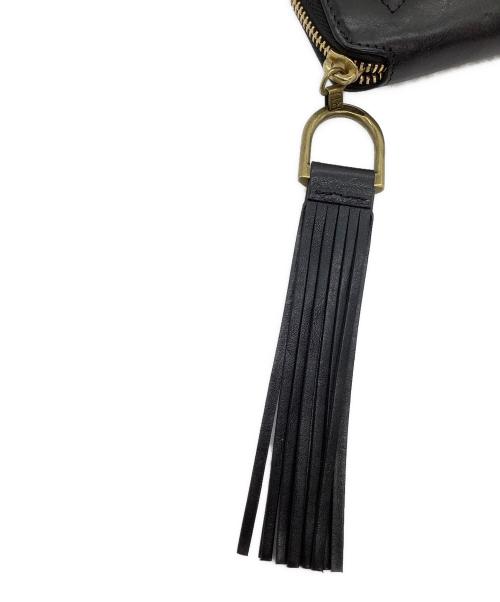 RALPH LAUREN（ラルフローレン）RALPH LAUREN (ラルフローレン) ラウンドファスナー財布 ブラックの古着・服飾アイテム