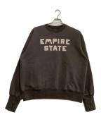 Unlikelyアンライクリー）の古着「スウェット　Simple Sweat Crew "EMPIRE STATE"」｜グレー